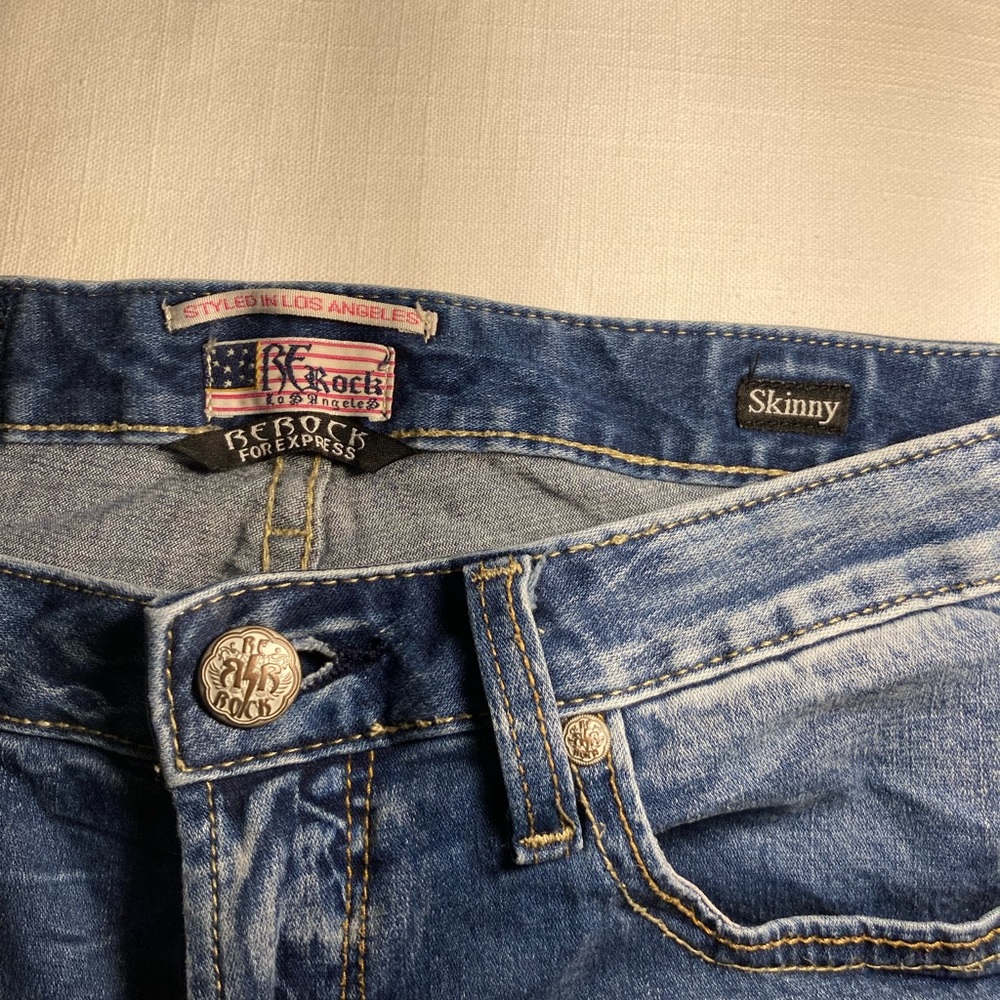 RERock Blue Skinny Jeans Midwaist Fit